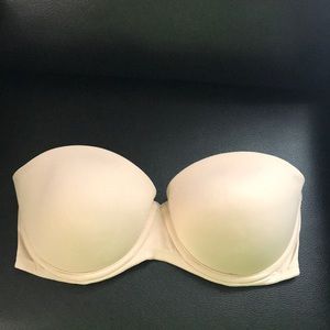 VS PINK strapless push-up bra 32D